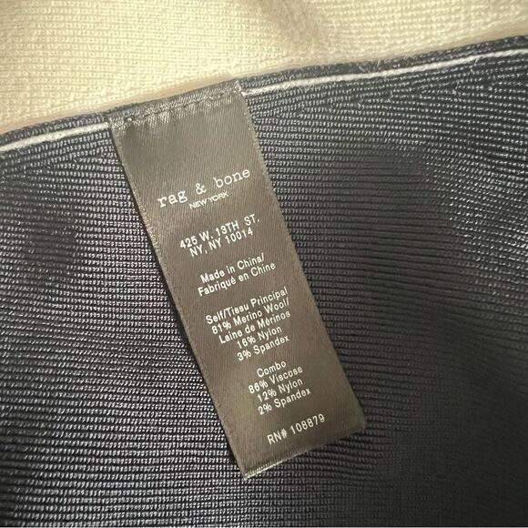 Rag & Bone Cecilee Long-Sleeve Colorblock Sheath Dress REVOLVE, NWT, Size XS - Picture 10 of 15